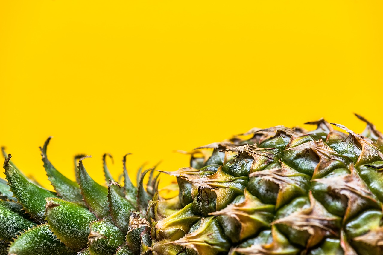 Image - pineapple raw sweet tropical food