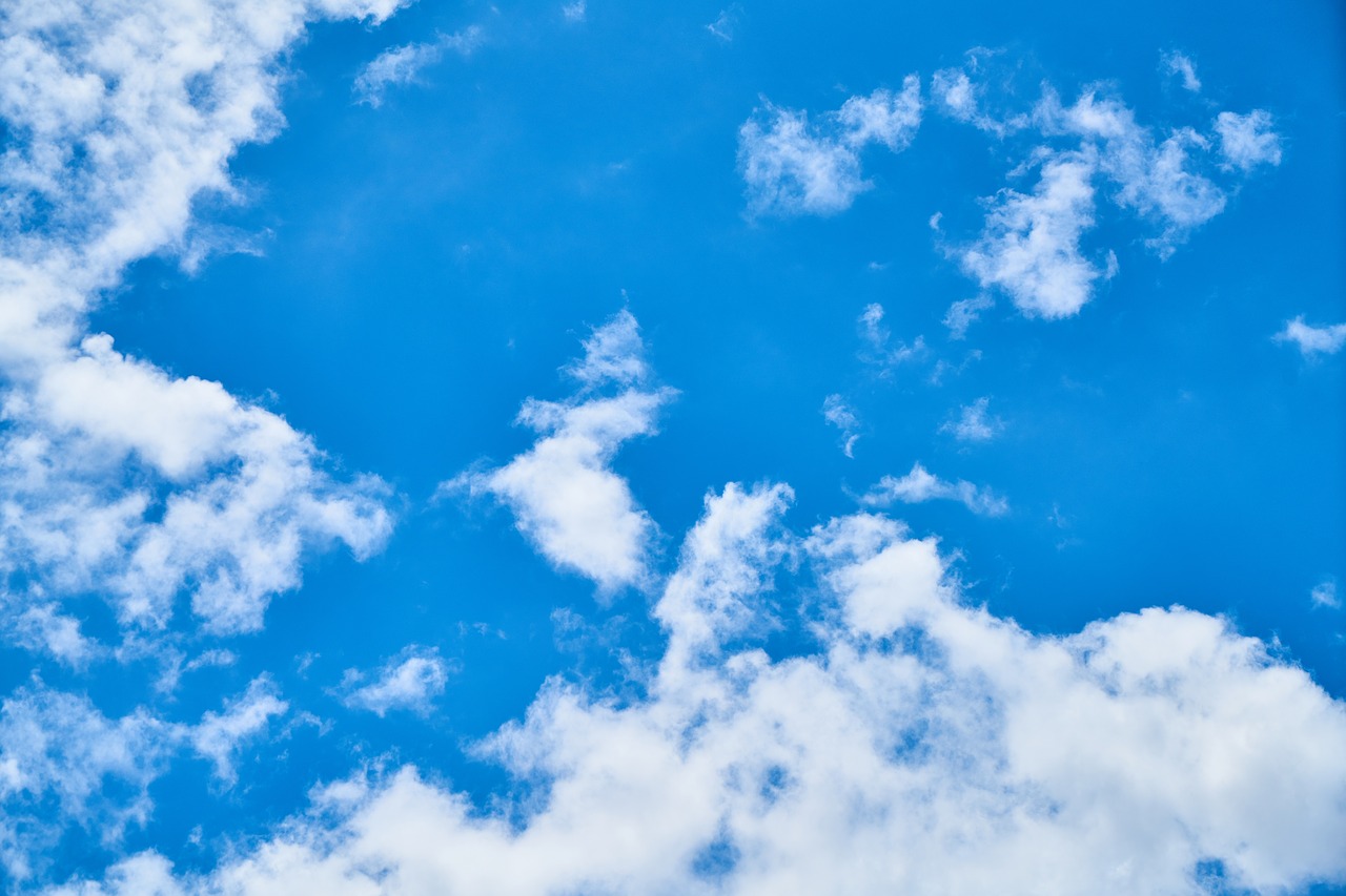Image - sky cloud clouds blue white