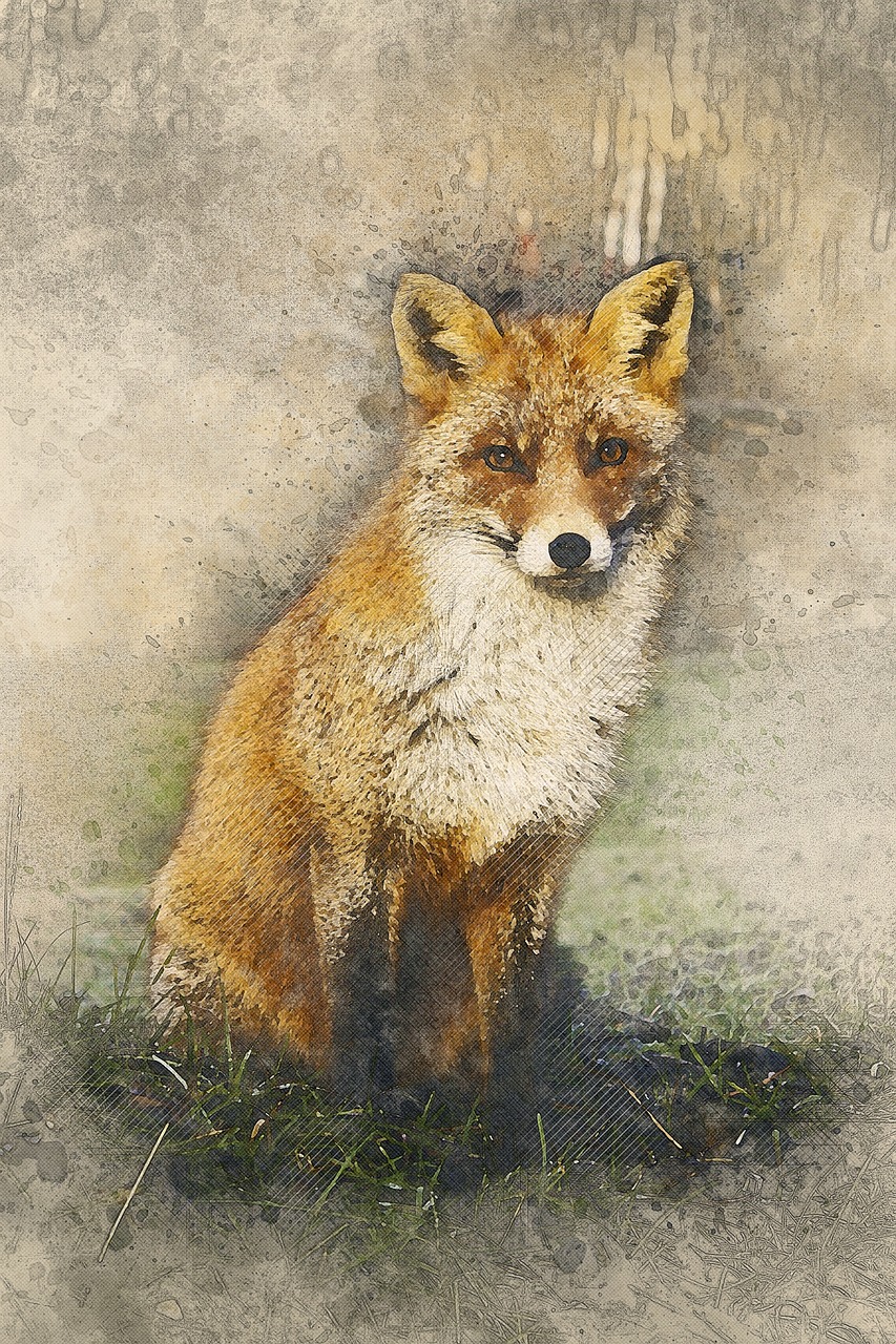 Image - fox wildlife nature animal mammal