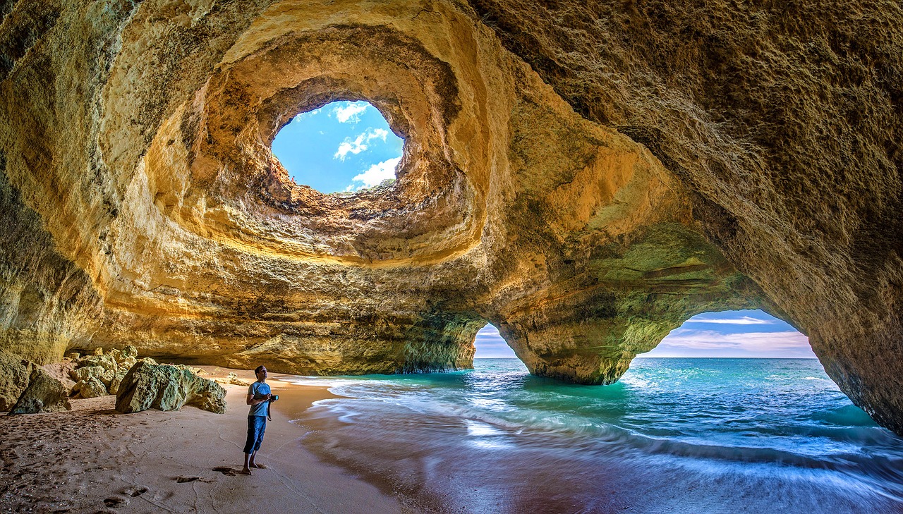 Image - portugal algarve benagil caves