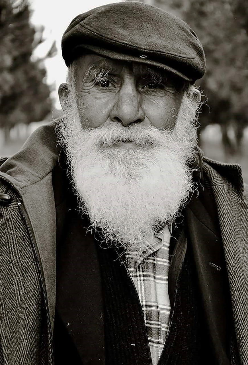 Image - man bearded old loneliness old man