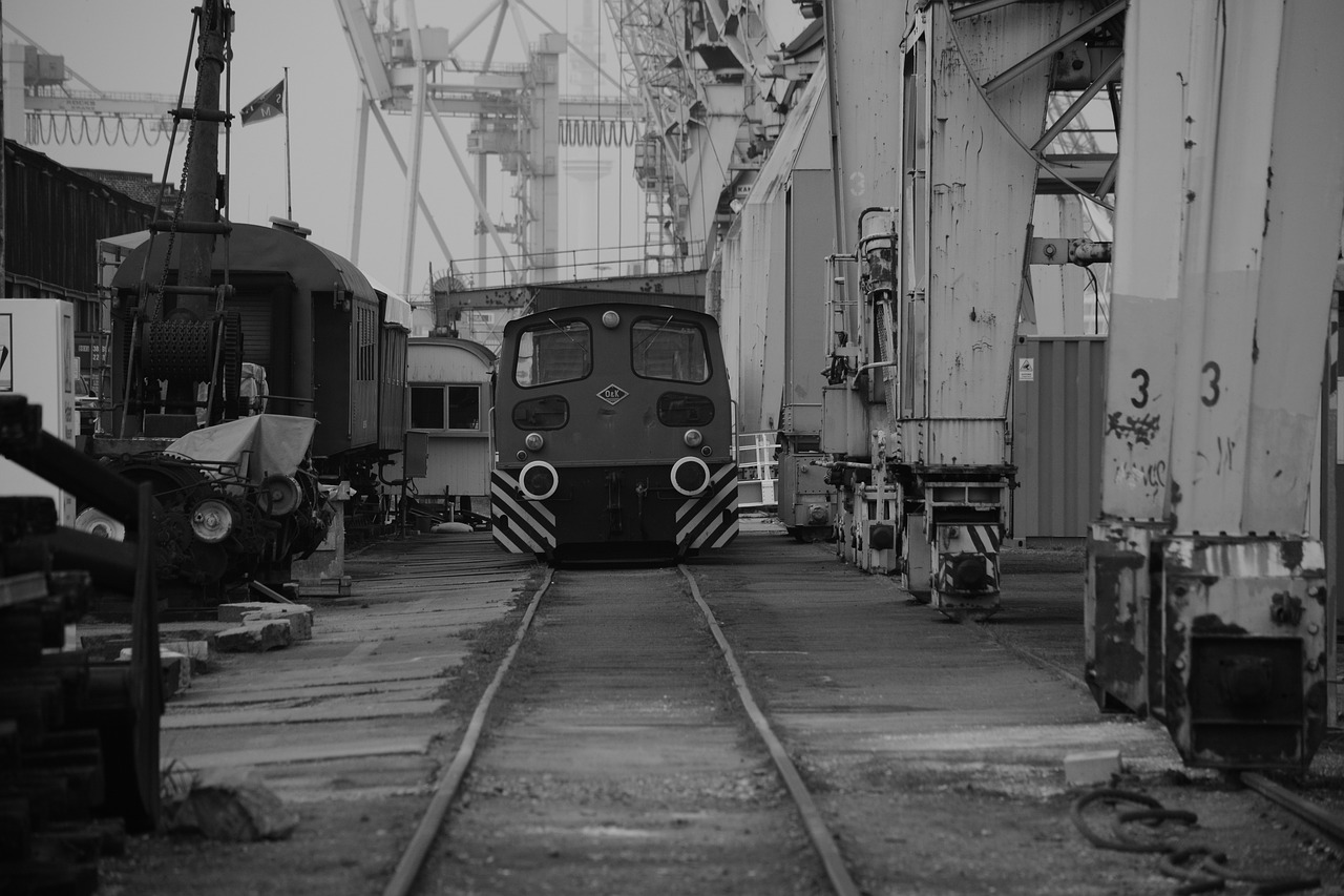 Image - technology port harbour crane