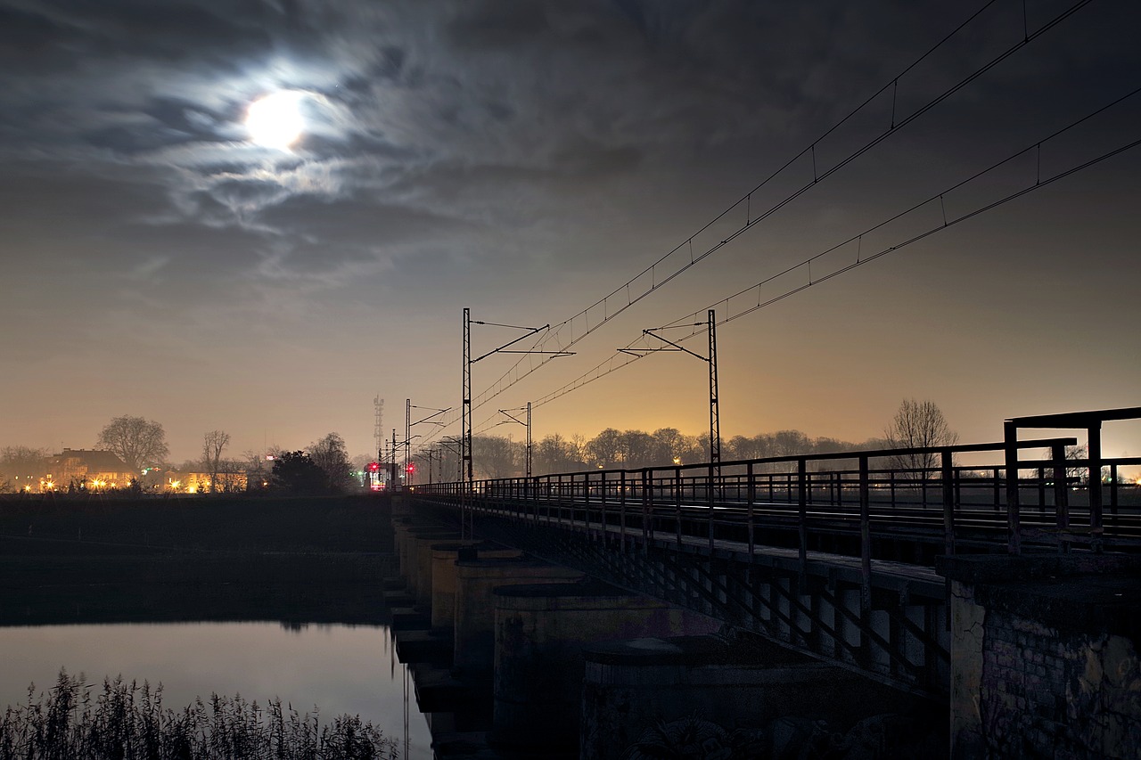 Image - railway line train transport trip