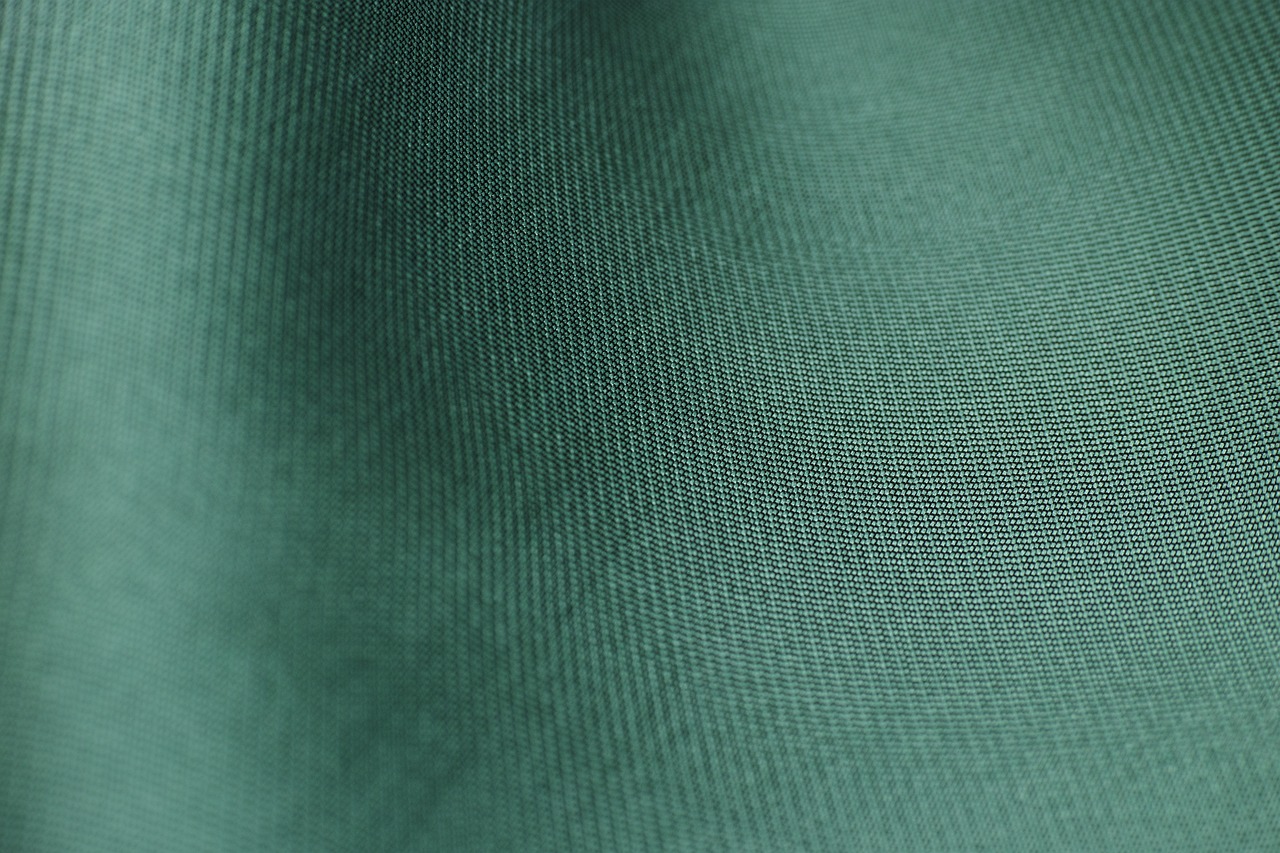 Image - green fabric textile texture macro