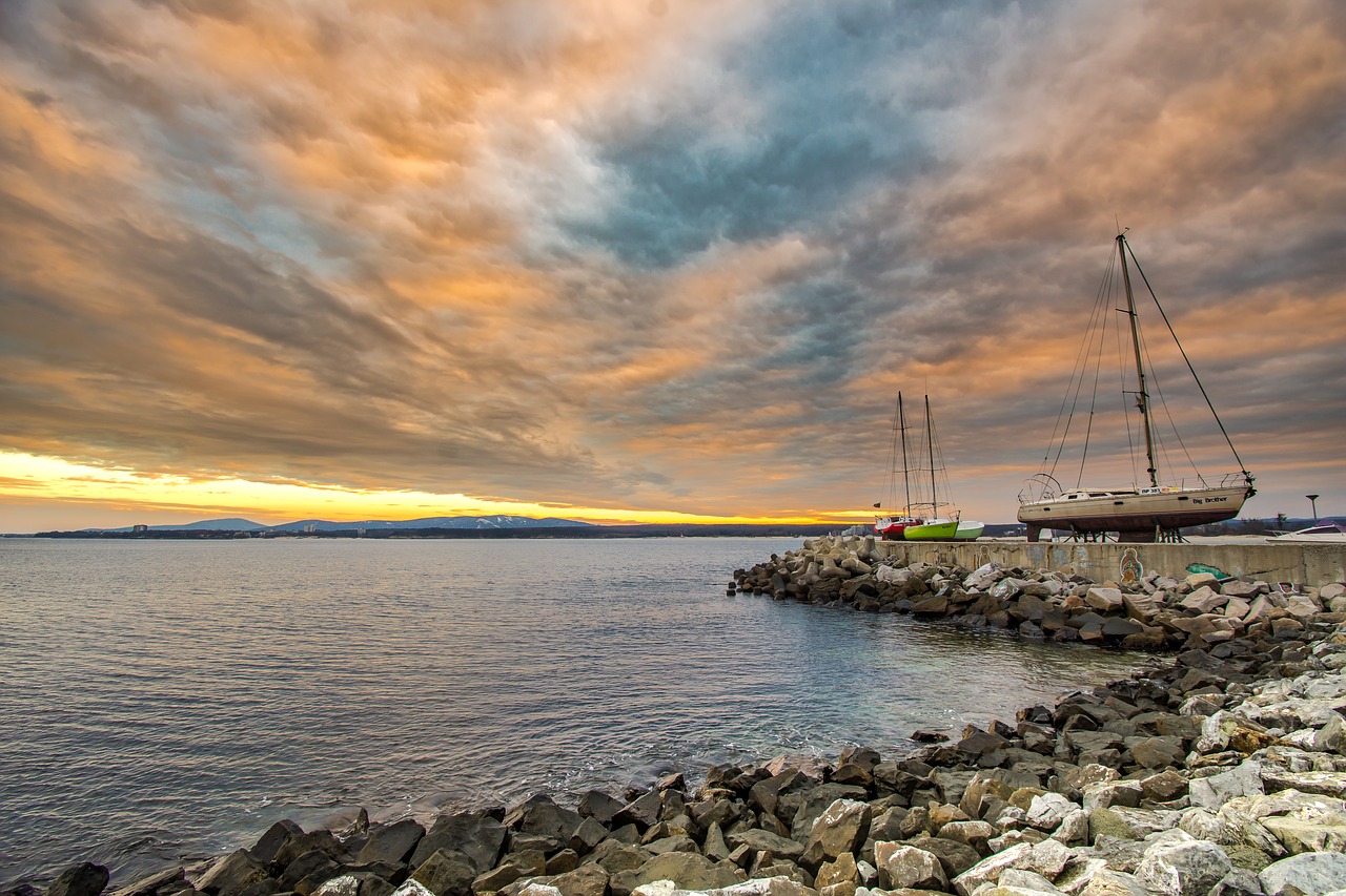 Image - water sea sky cloud seashore