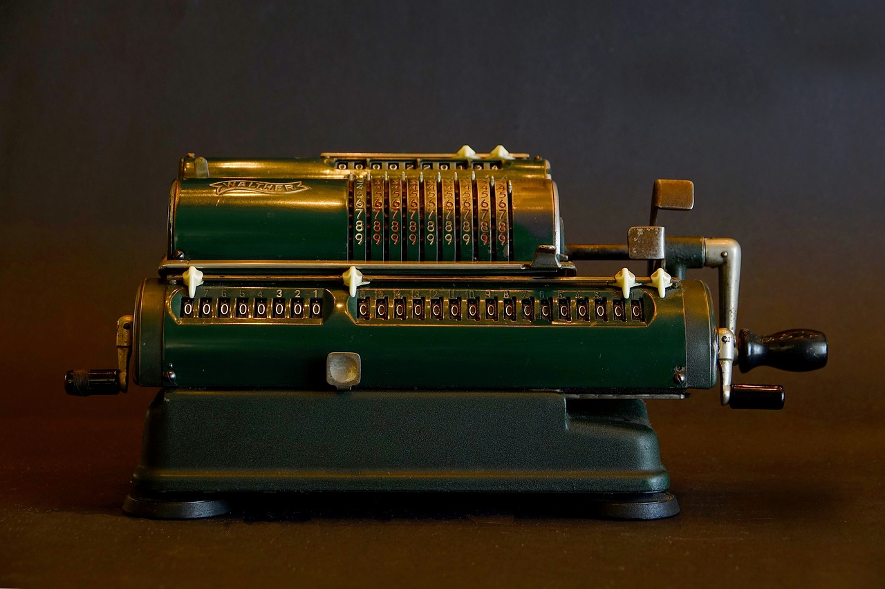 Image - machine calculating machine old