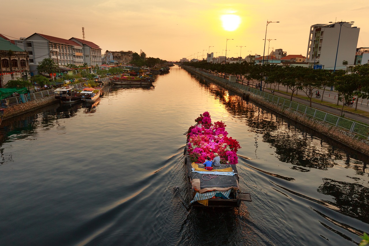 Image - flower market vietnam the city