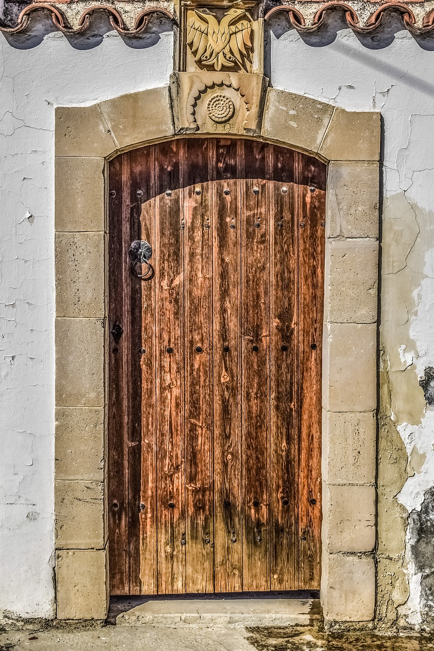 Image - door architecture old wood