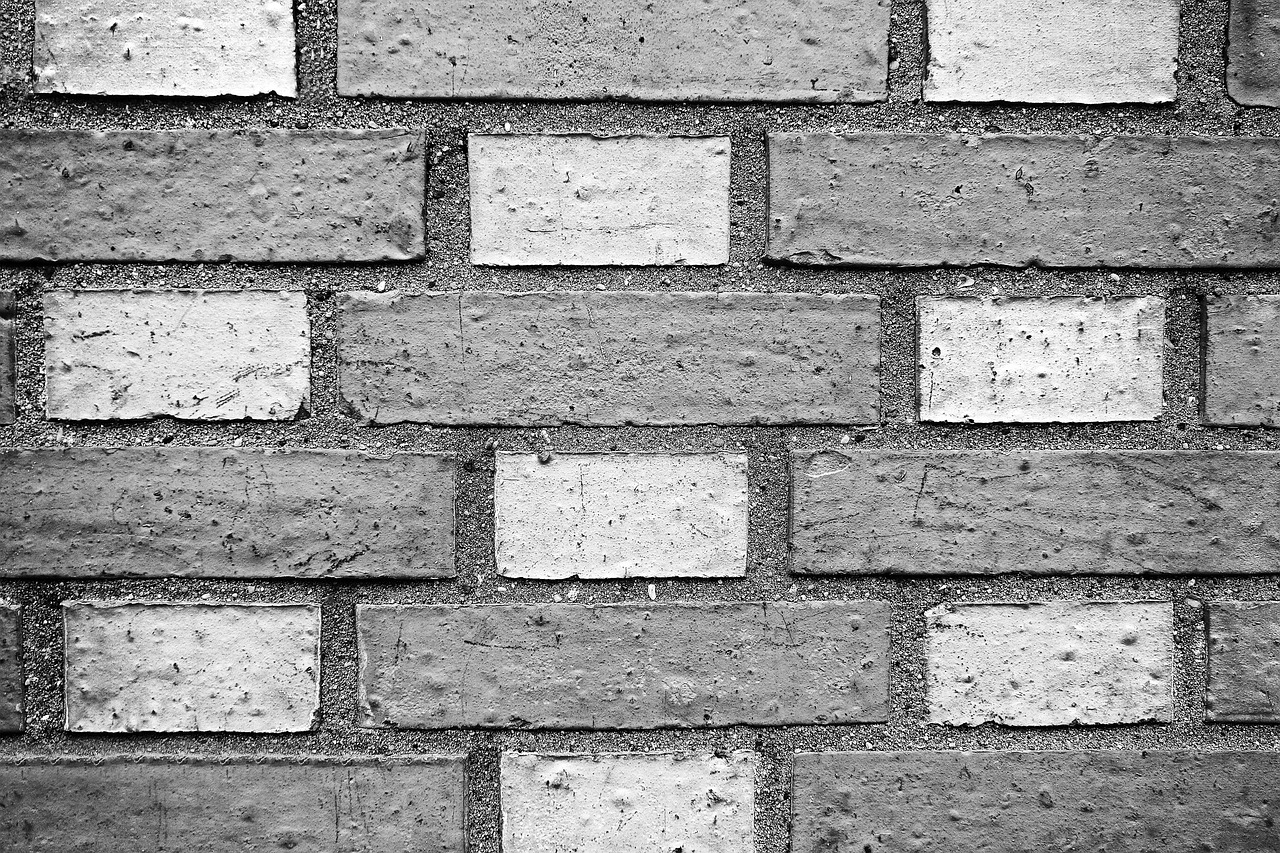 Image - brick wall gray brick