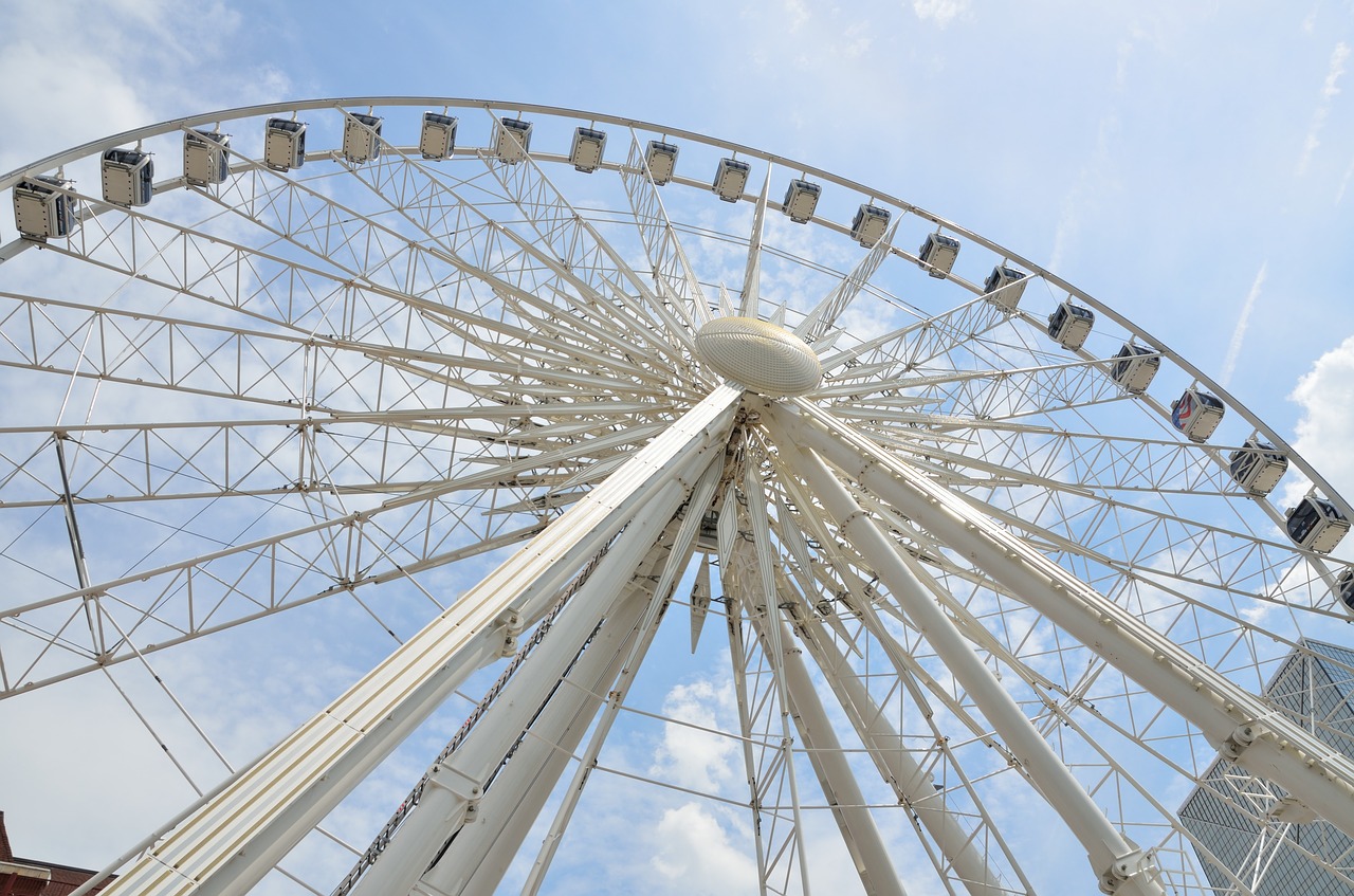 Image - sky ferris wheel park wheel city