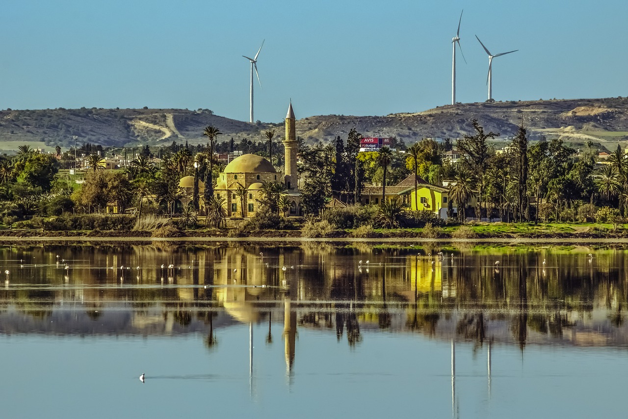 Image - cyprus larnaca lake salt lake