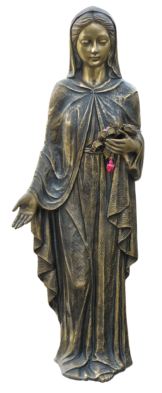 Image - figure statue maria pietà female