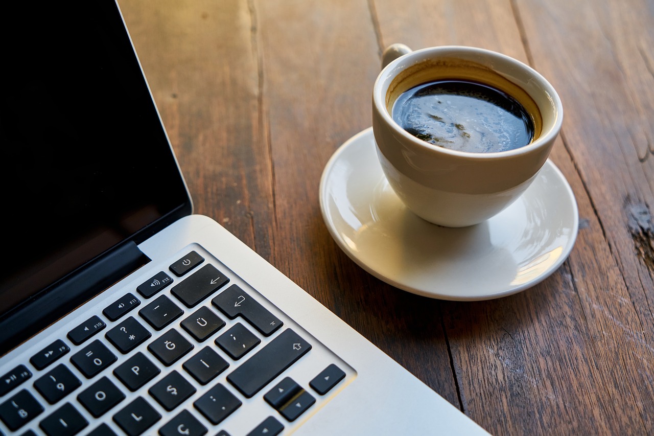 Image - coffee computer the work work