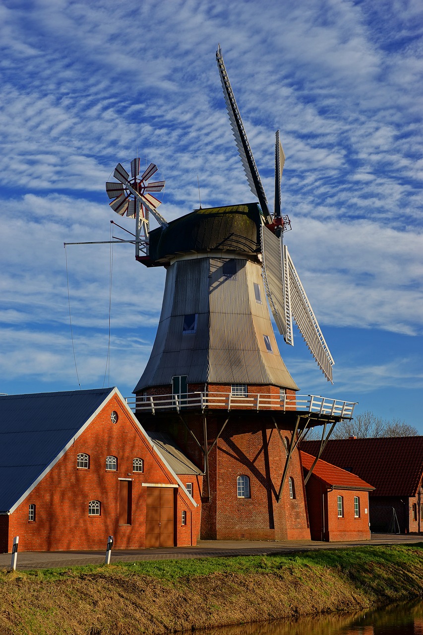 Image - sky windmill dutch east frisia