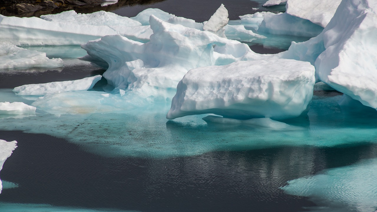 Image - drift ice frozen sea wilderness