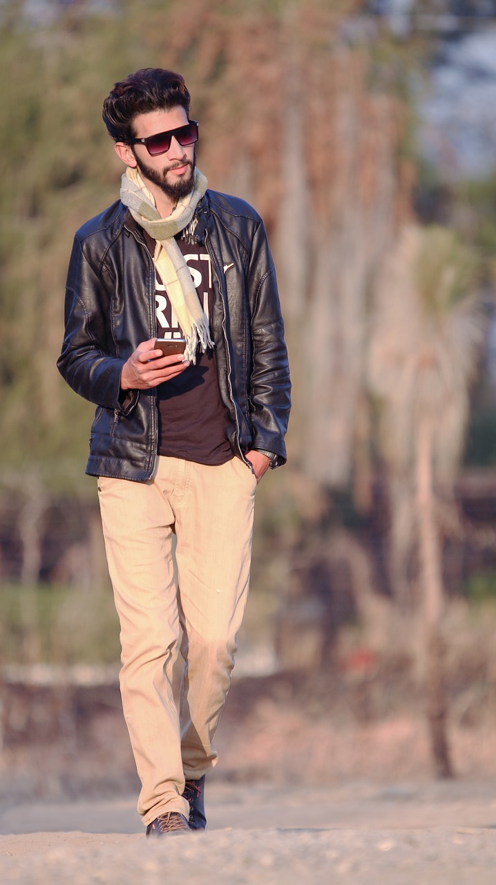 Image - outdoors man nature fall young