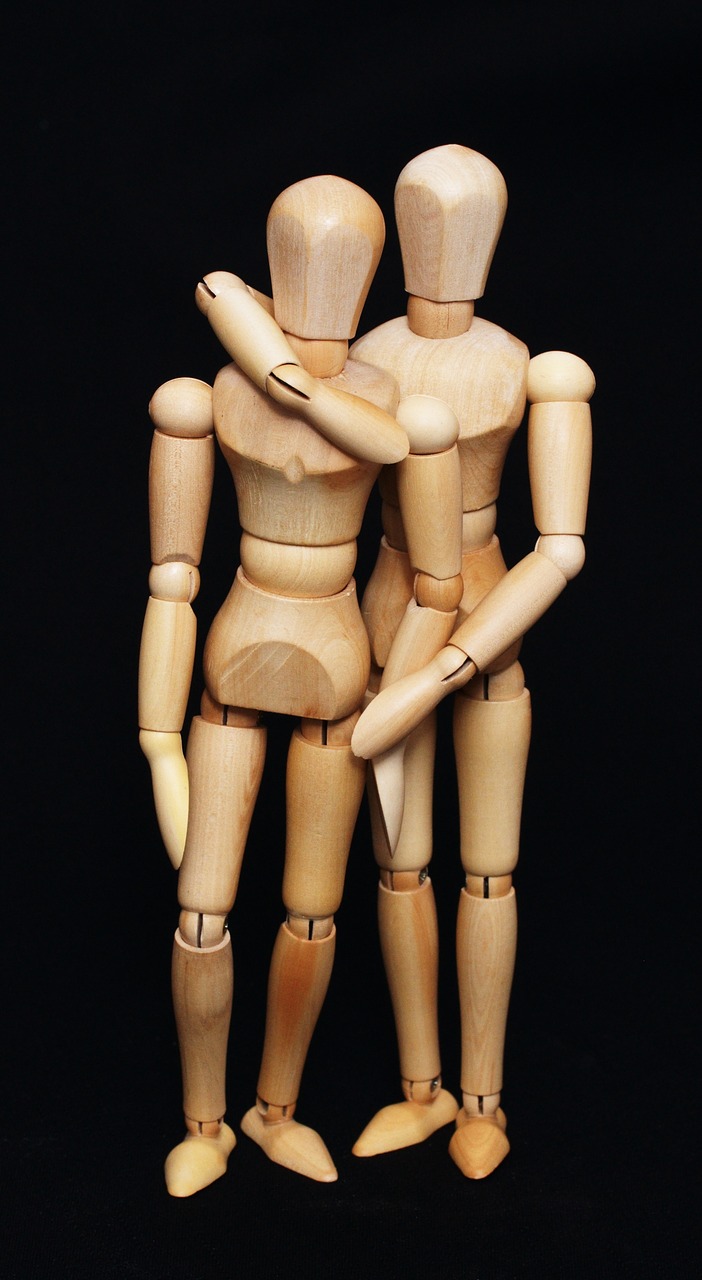 Image - human wood display dummy friends