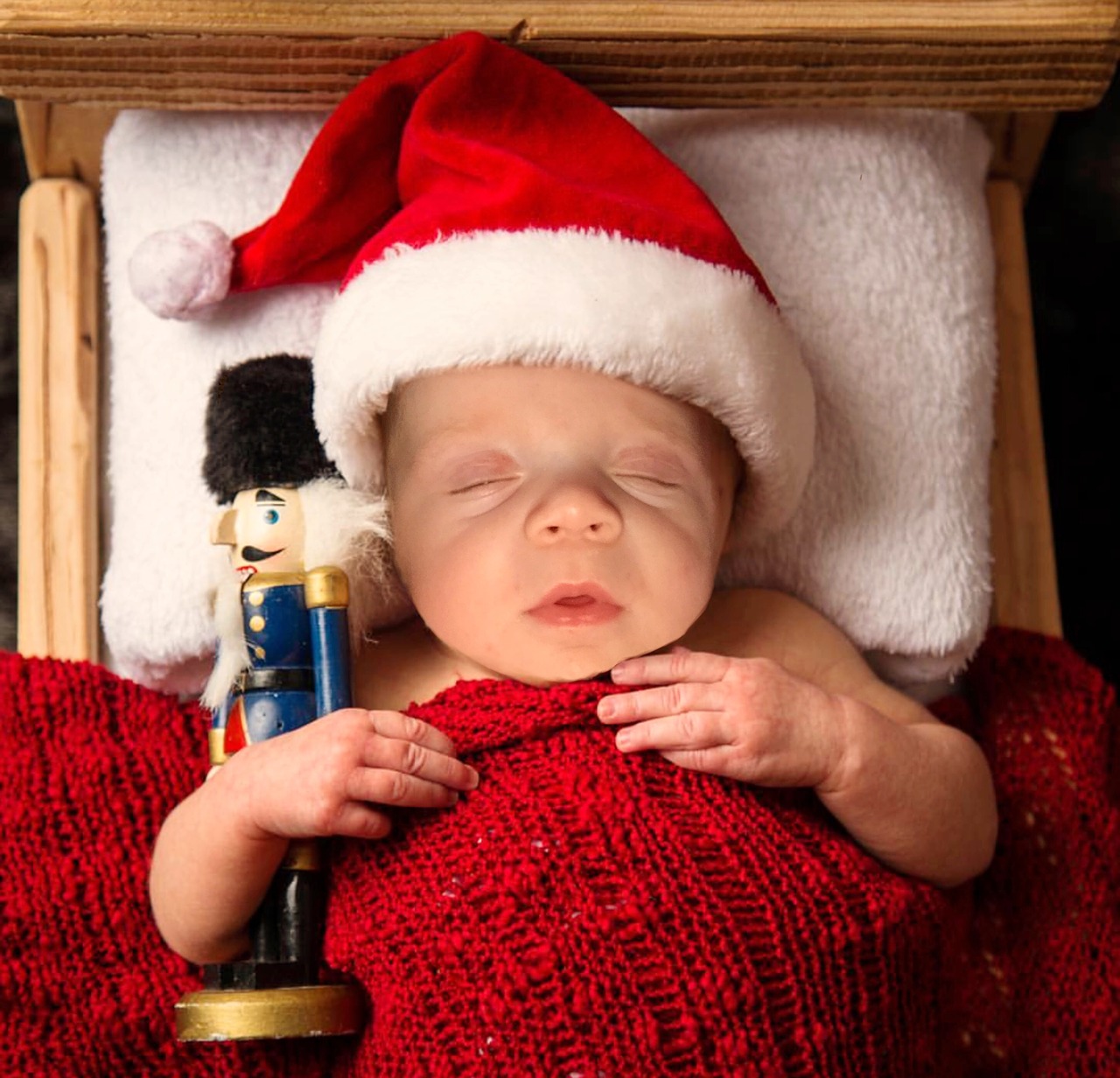 Image - child baby winter christmas