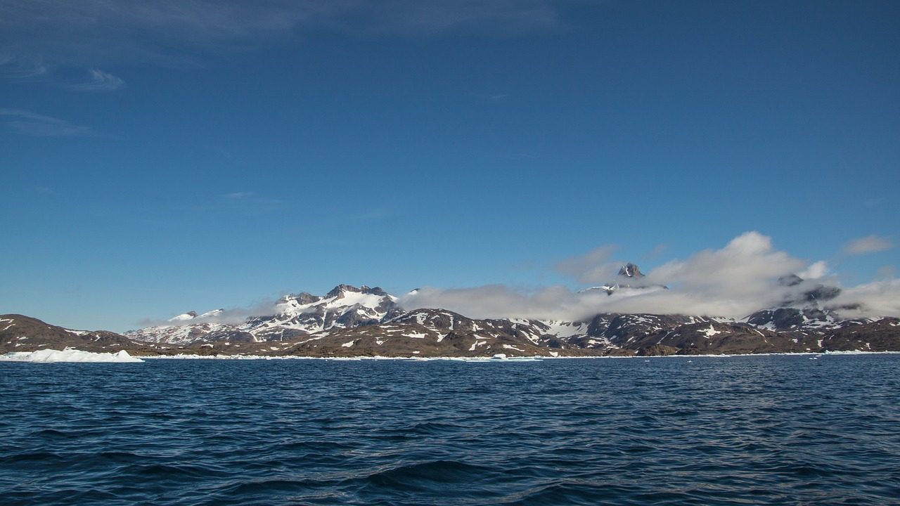 Image - drift ice mountain sea wilderness