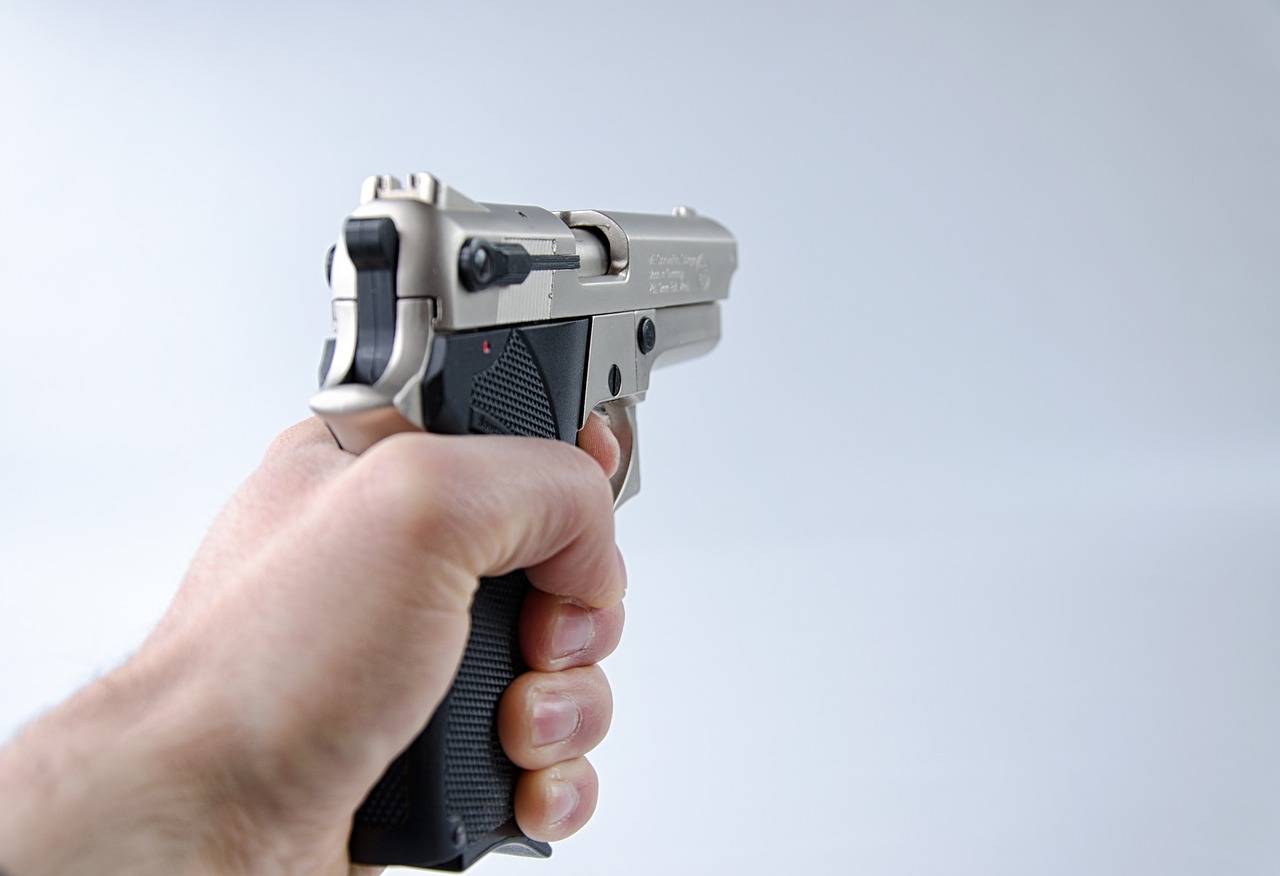 Image - hand pistol weapon gun shoot