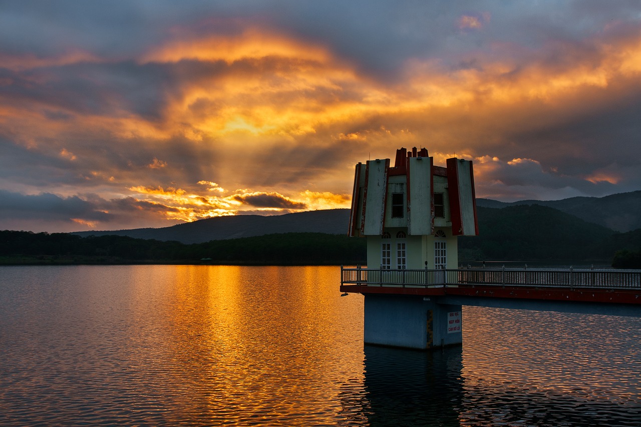 Image - sunset gold sky outdoor clouds