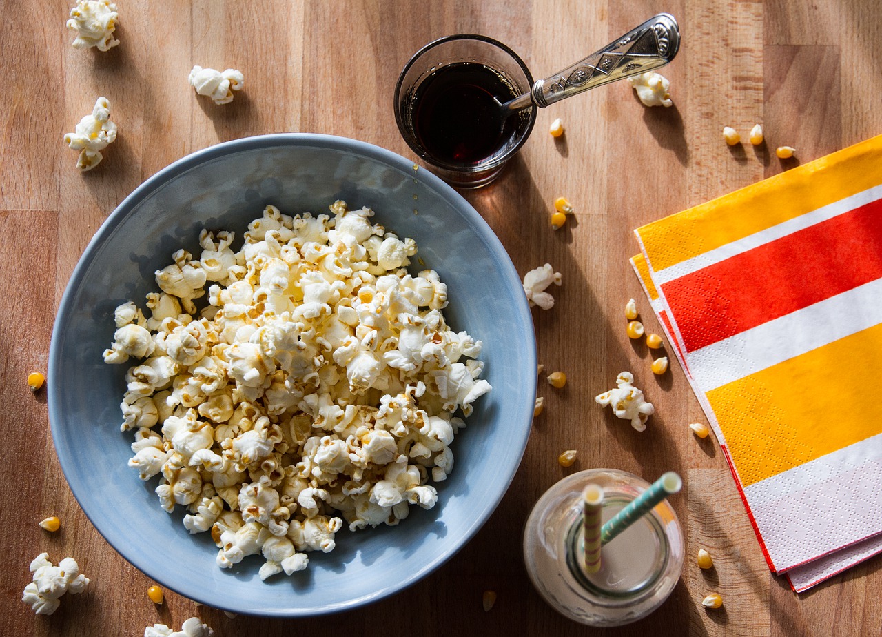 Image - food popcorn aperitif composition