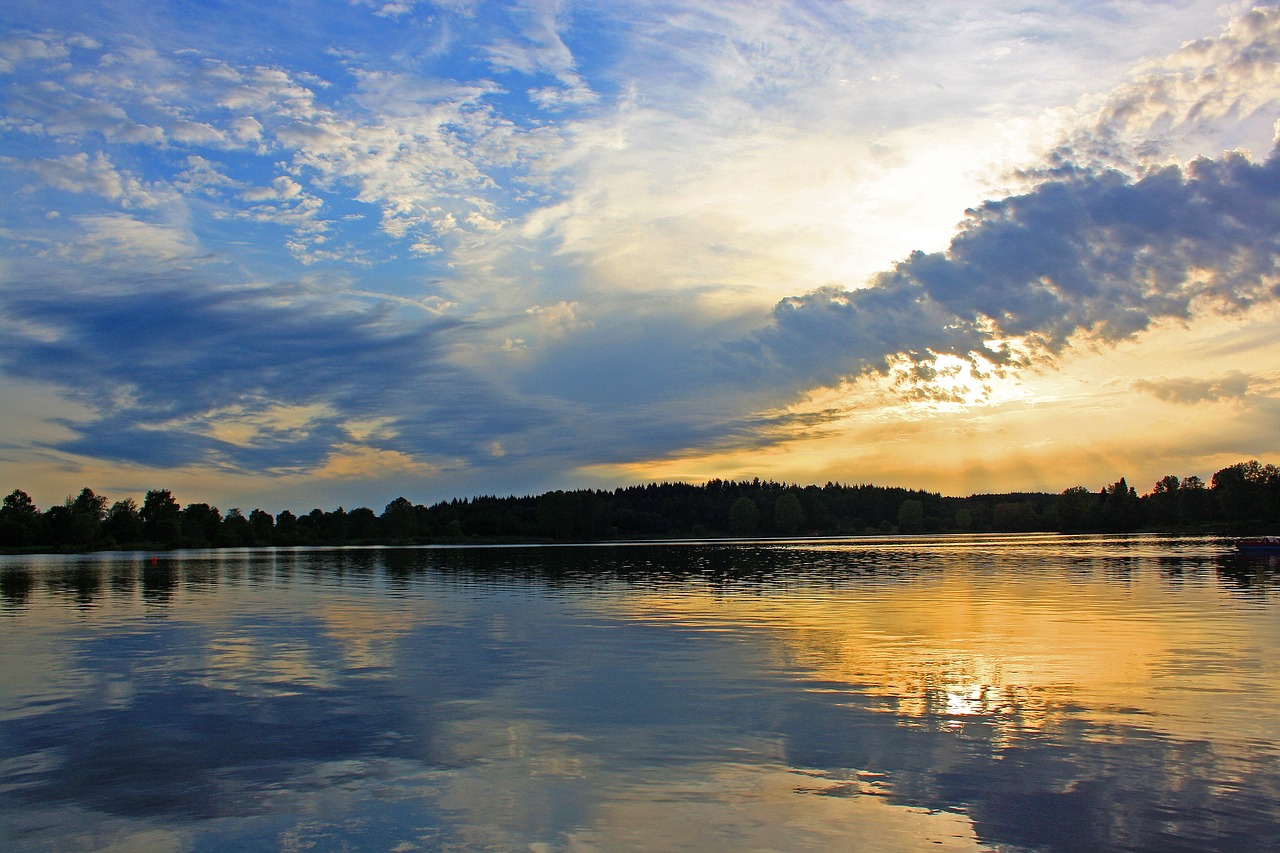 Image - reflection waters lake nature