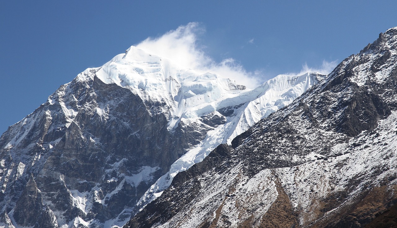 Image - mountain snow mountain peak