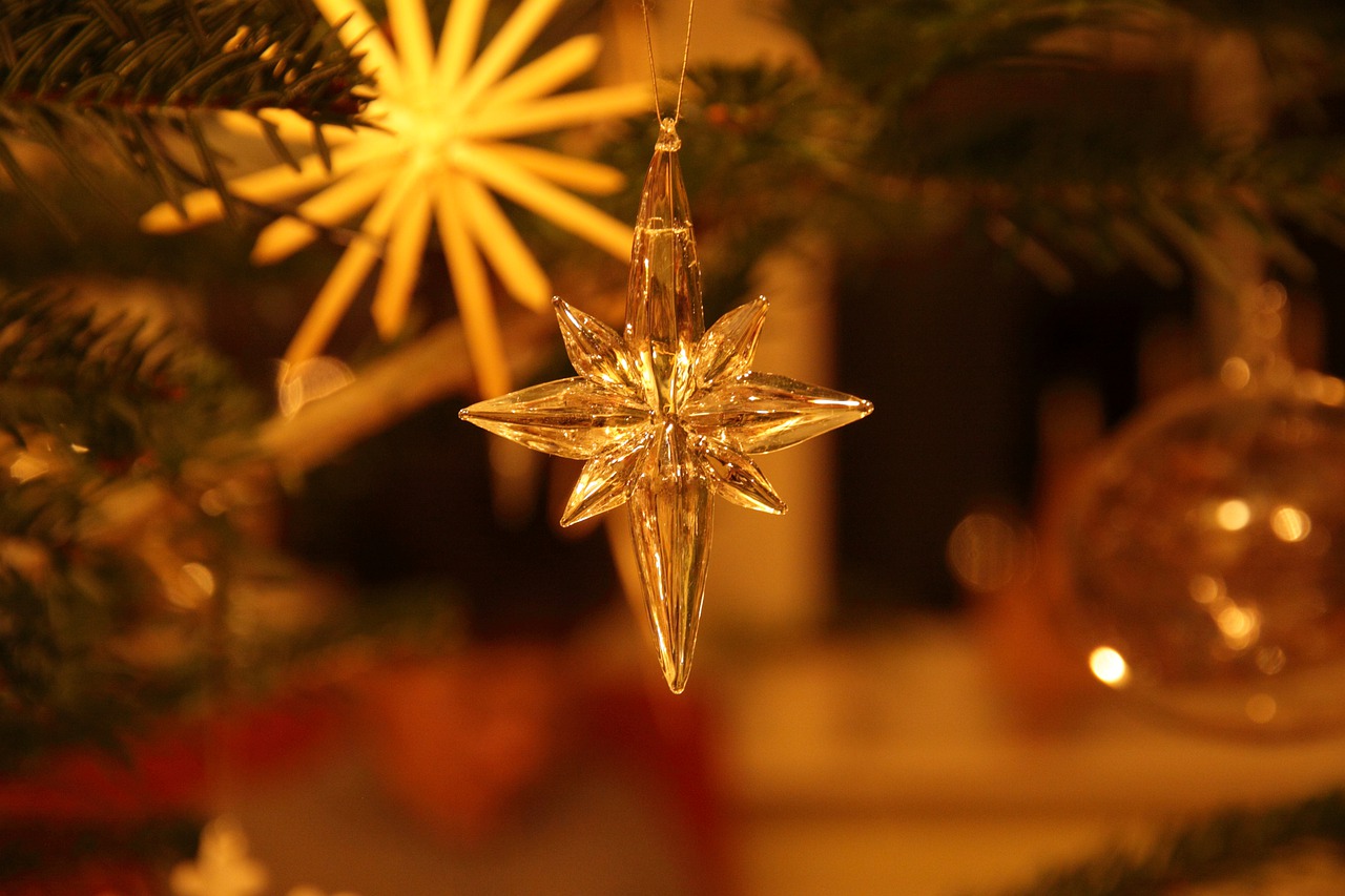 Image - christmas glass star advent