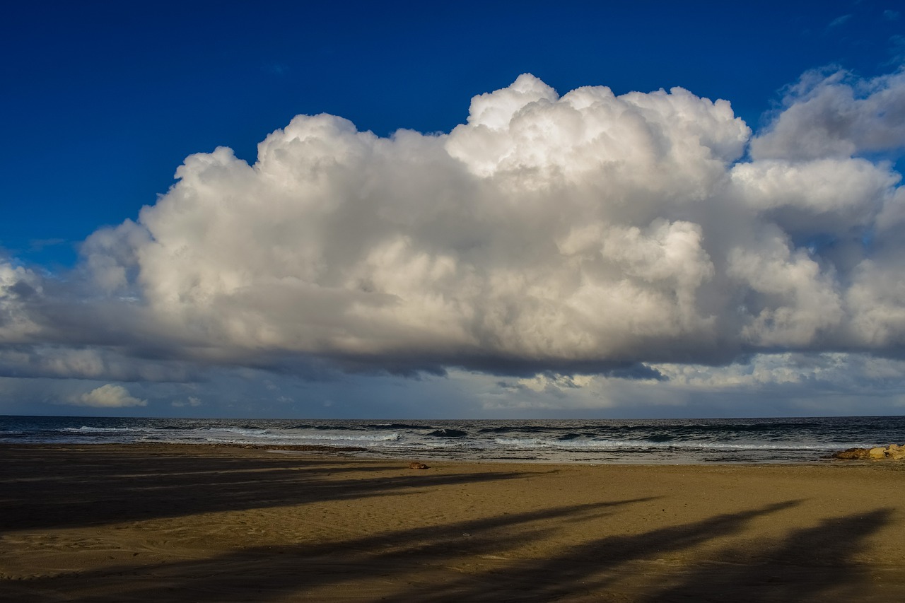 Image - nature beach sky clouds cumulus