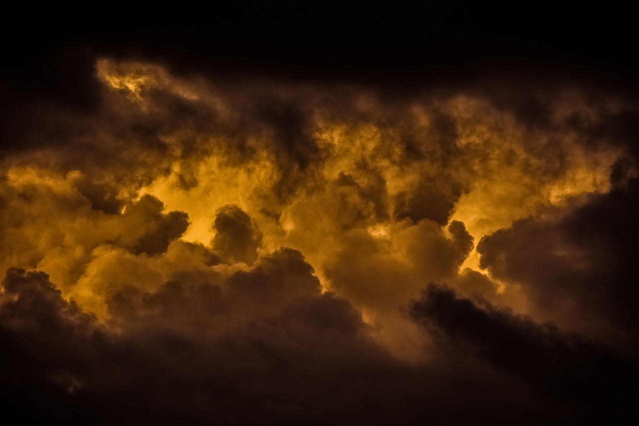 Image - sky sunset clouds dramatic weather