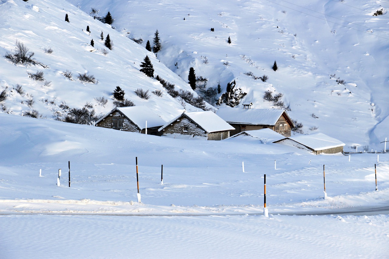 Image - snow winter bergdorf alpine