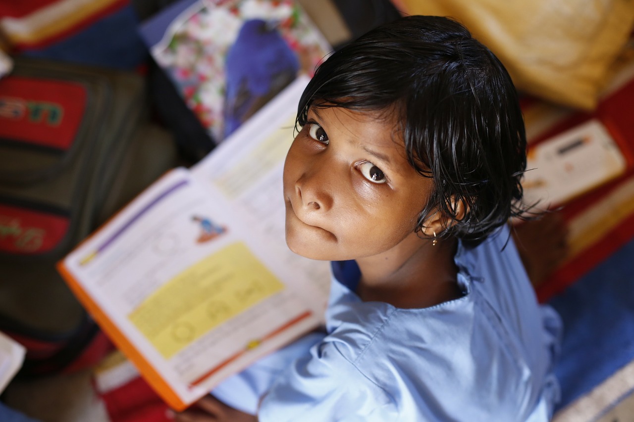 Image - children infant girl school