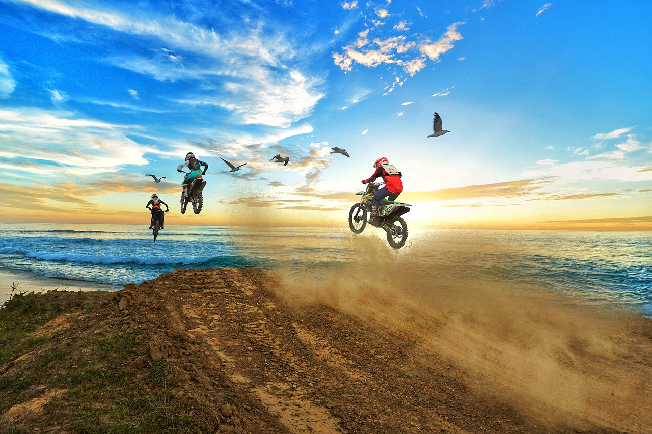 Image - sky motocross sport nature summer