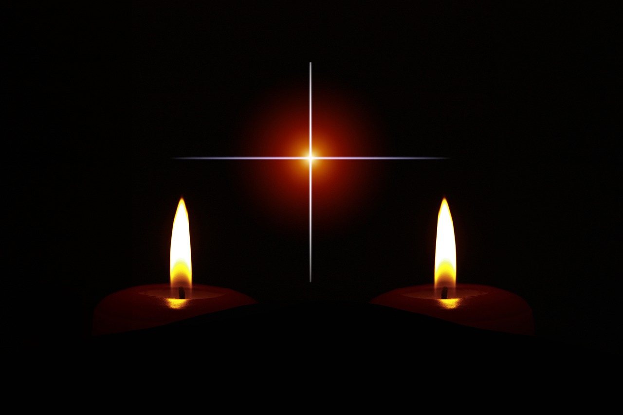 Image - mourning candle obituary die death