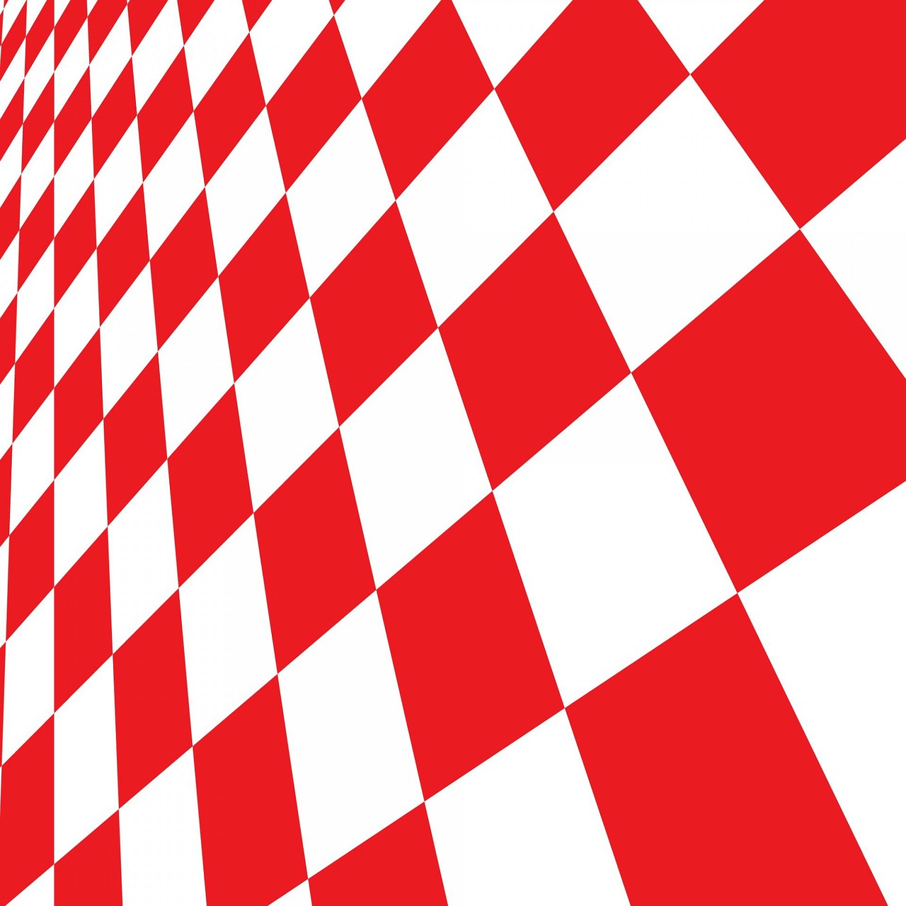 Image - checkered background abstract red