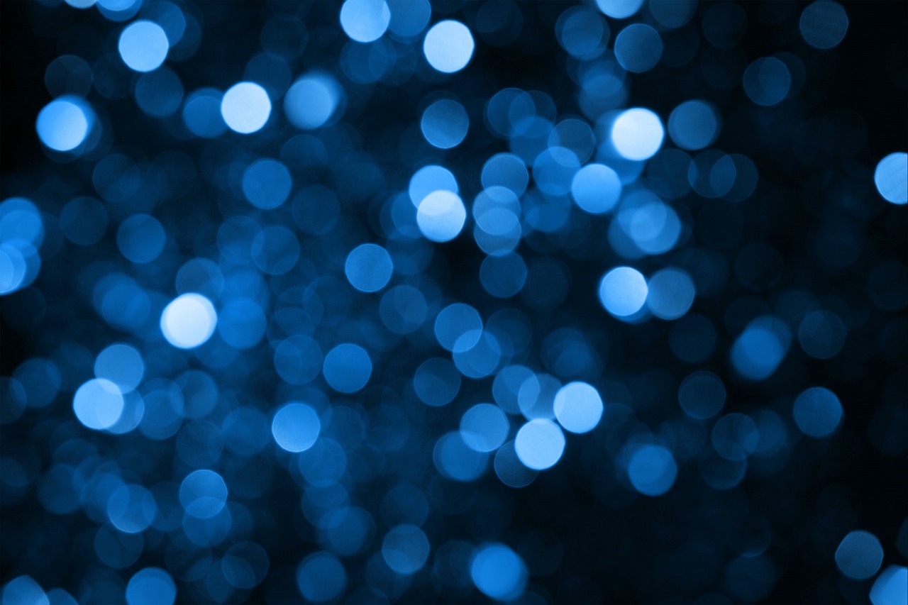 Image - blue glitter bokeh texture lights