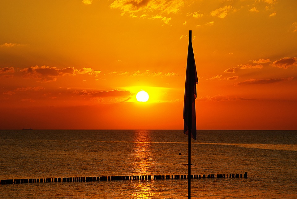 Image - sunset sea landscape