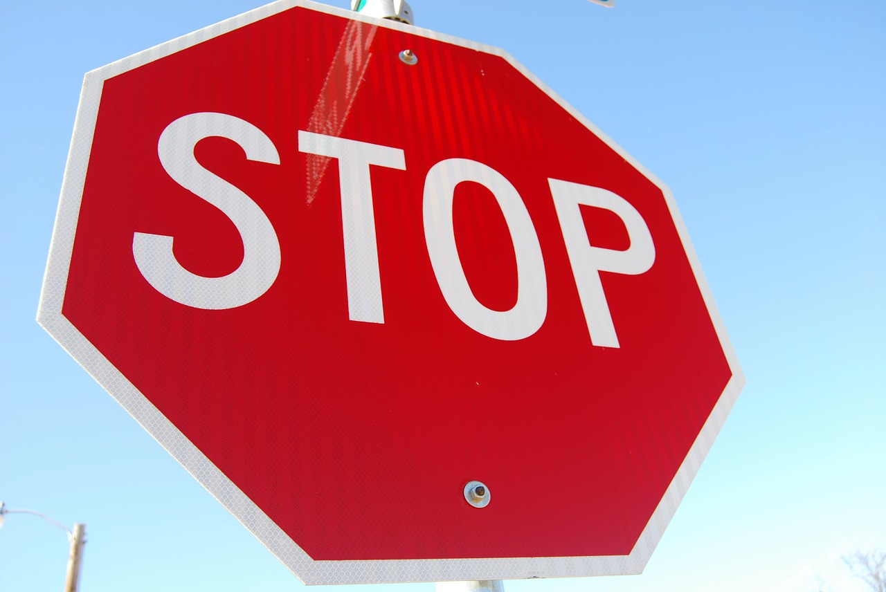 Image - stop sign road sign roadsign