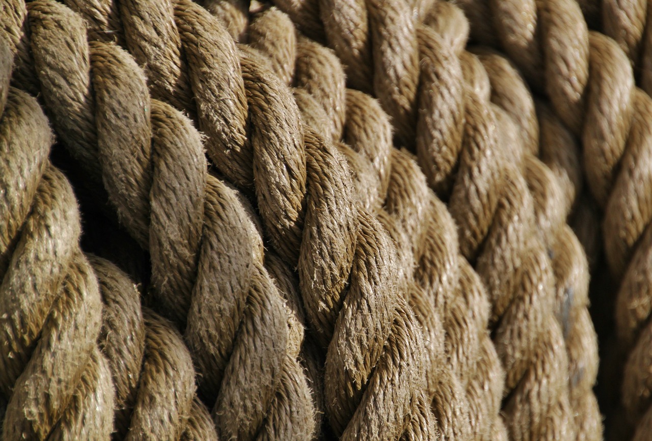 Image - rope ropes knot woven close