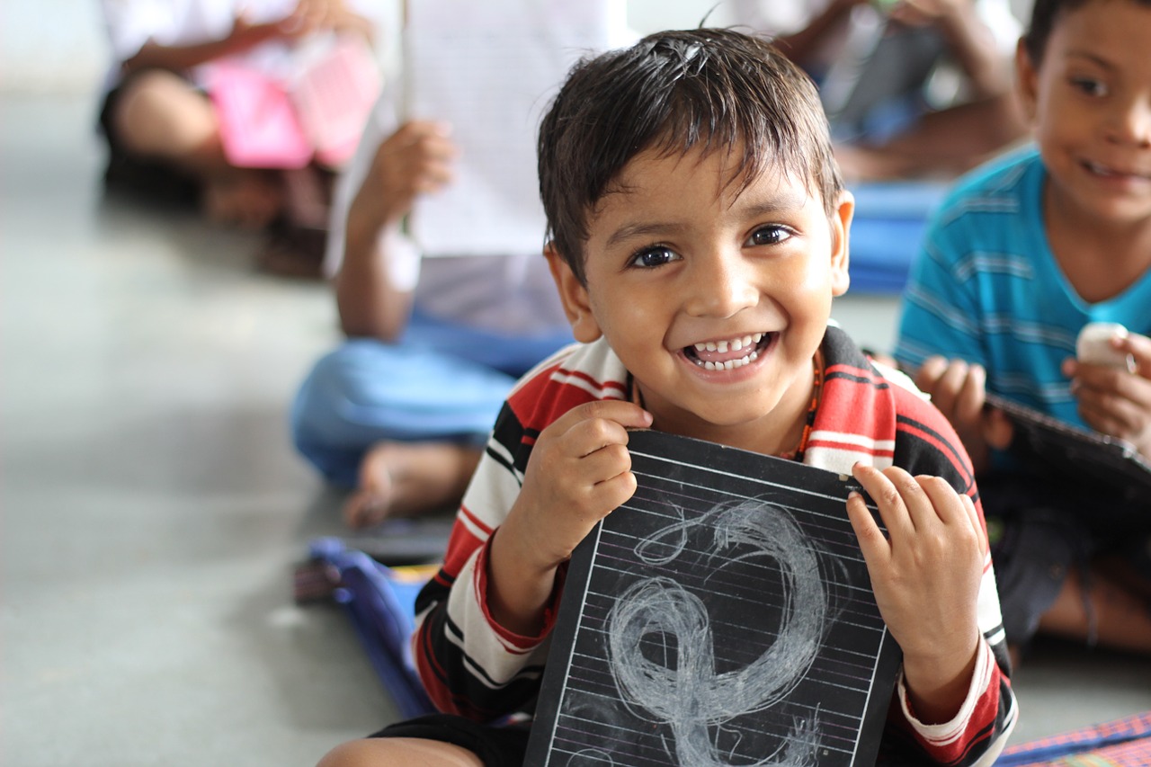 Image - boy school laughing children