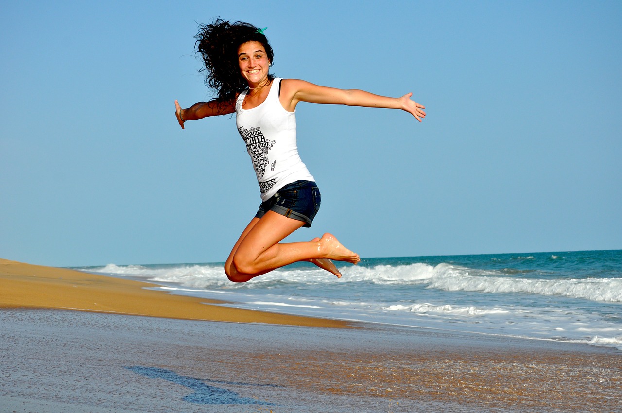 Image - fitness jump health woman girl