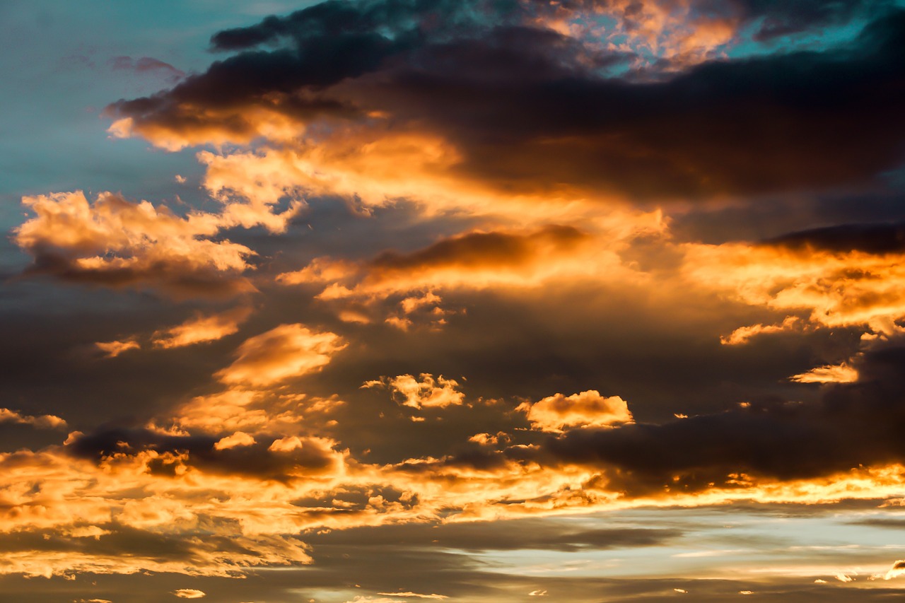 Image - evening sky sky clouds light