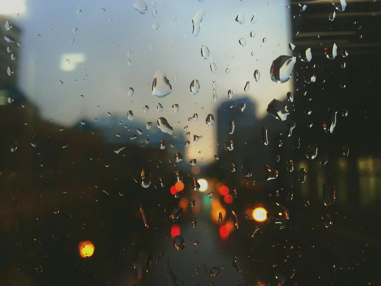 Image - rain drops rain window sad dark