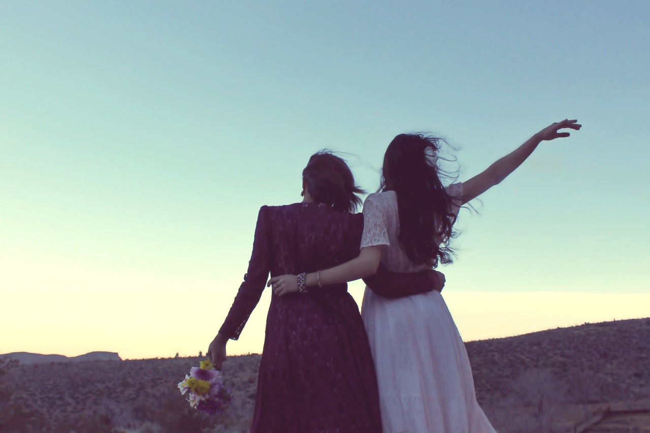 Image - girlfriends sunset vintage bohemian