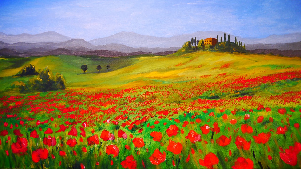 Image - painting art landscape acrylic