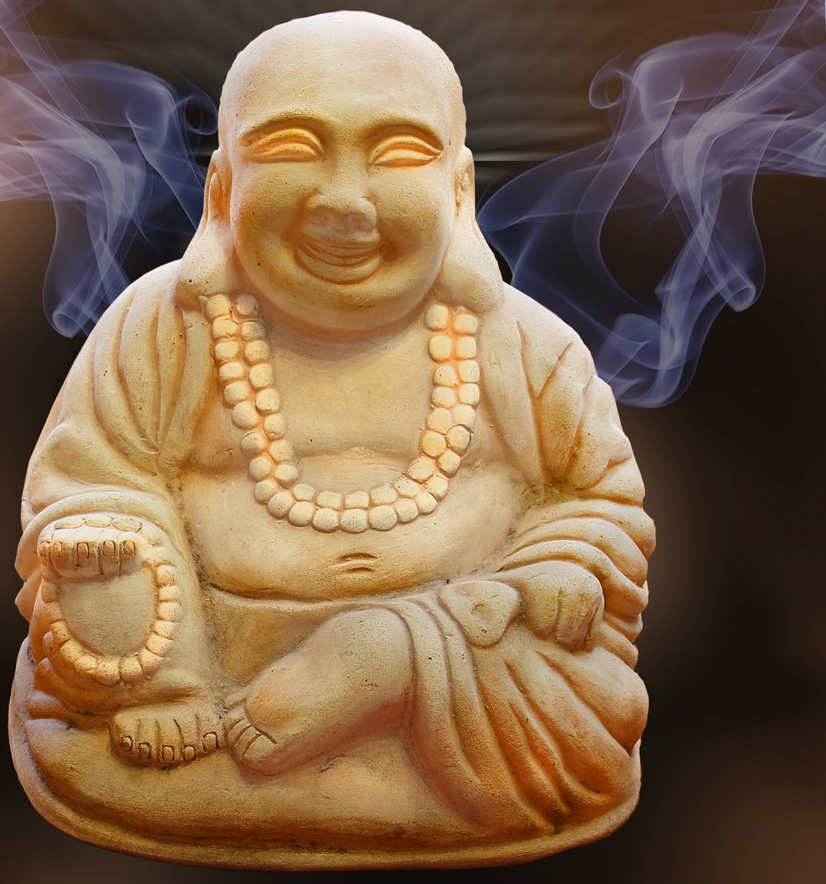 Image - buddha figure smoke spirituality