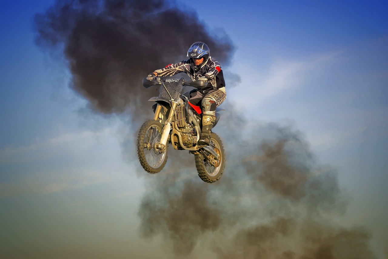 Image - stuntman dirt bike motocross bike