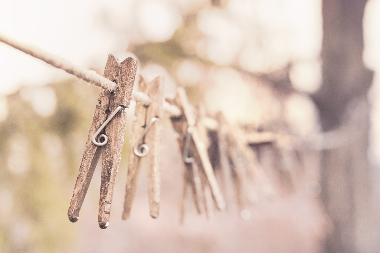 Image - pegs clothes line clothesline