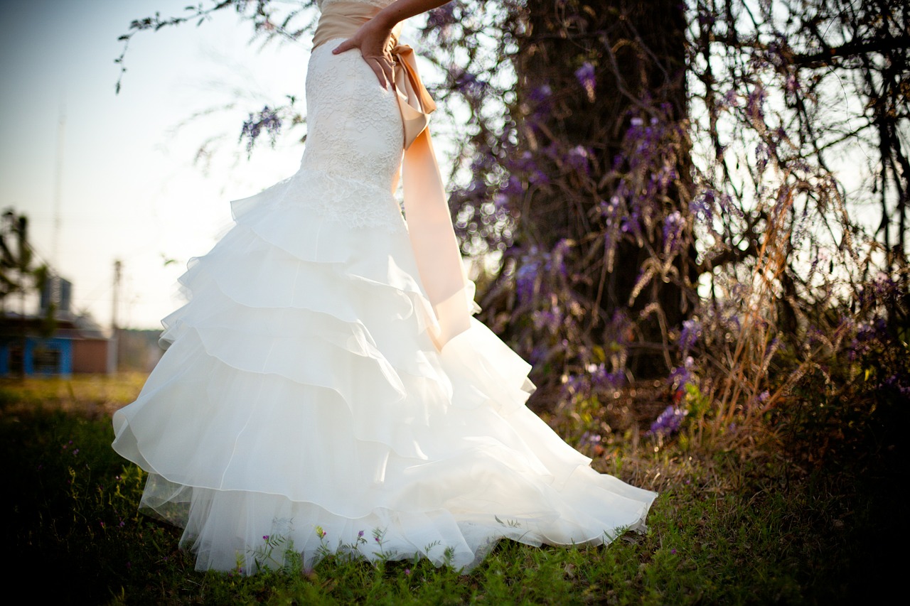 Image - wedding dress dress woman white